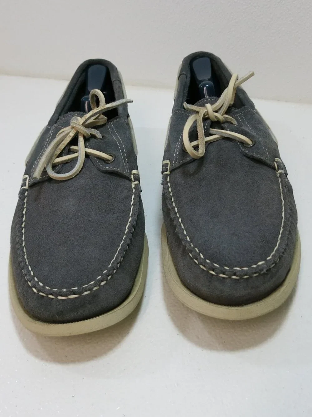 Lands' End Suede Leather Deck Boat Shoes Men's Footwear Zapatos Kutsu 13 D